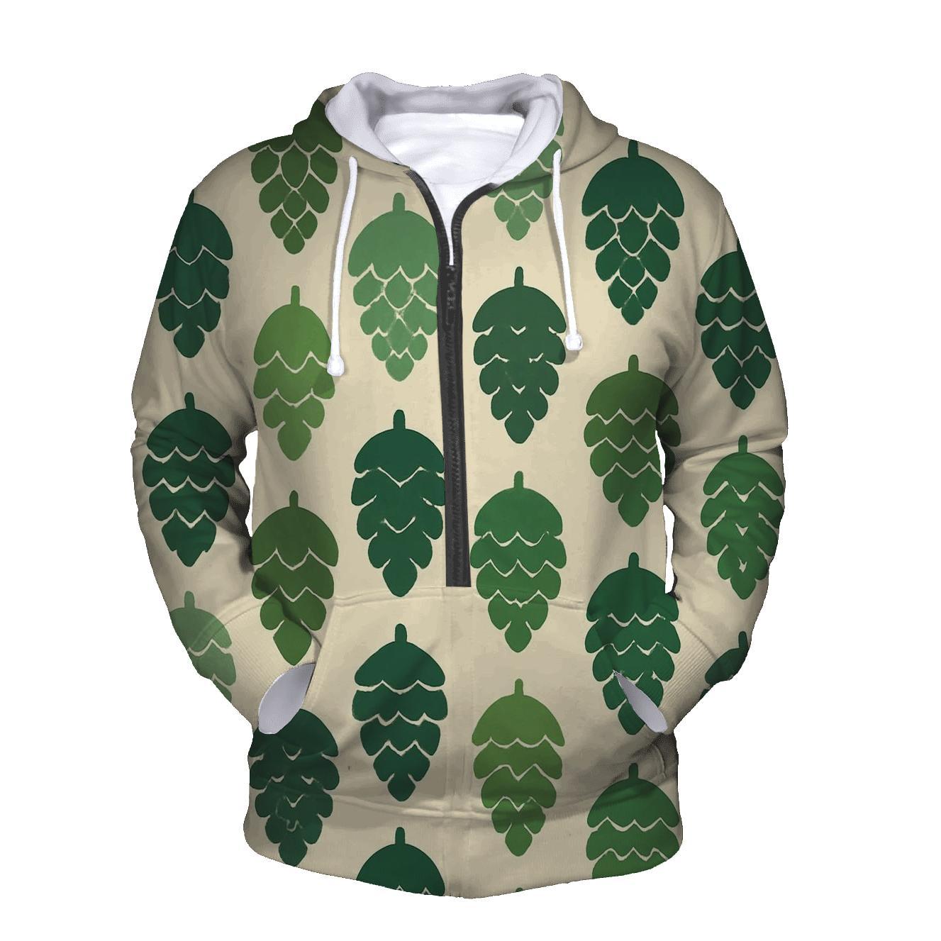 Pine Cone Cascade graphic hoodies
