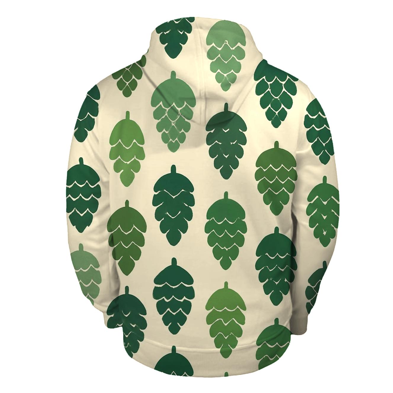Pine Cone Cascade graphic hoodies