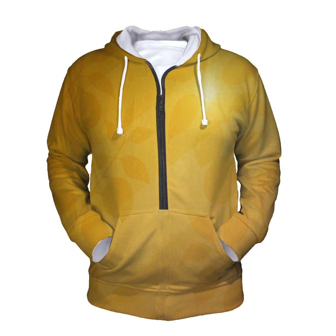 Sunlit Orchard Fade printed hoodies