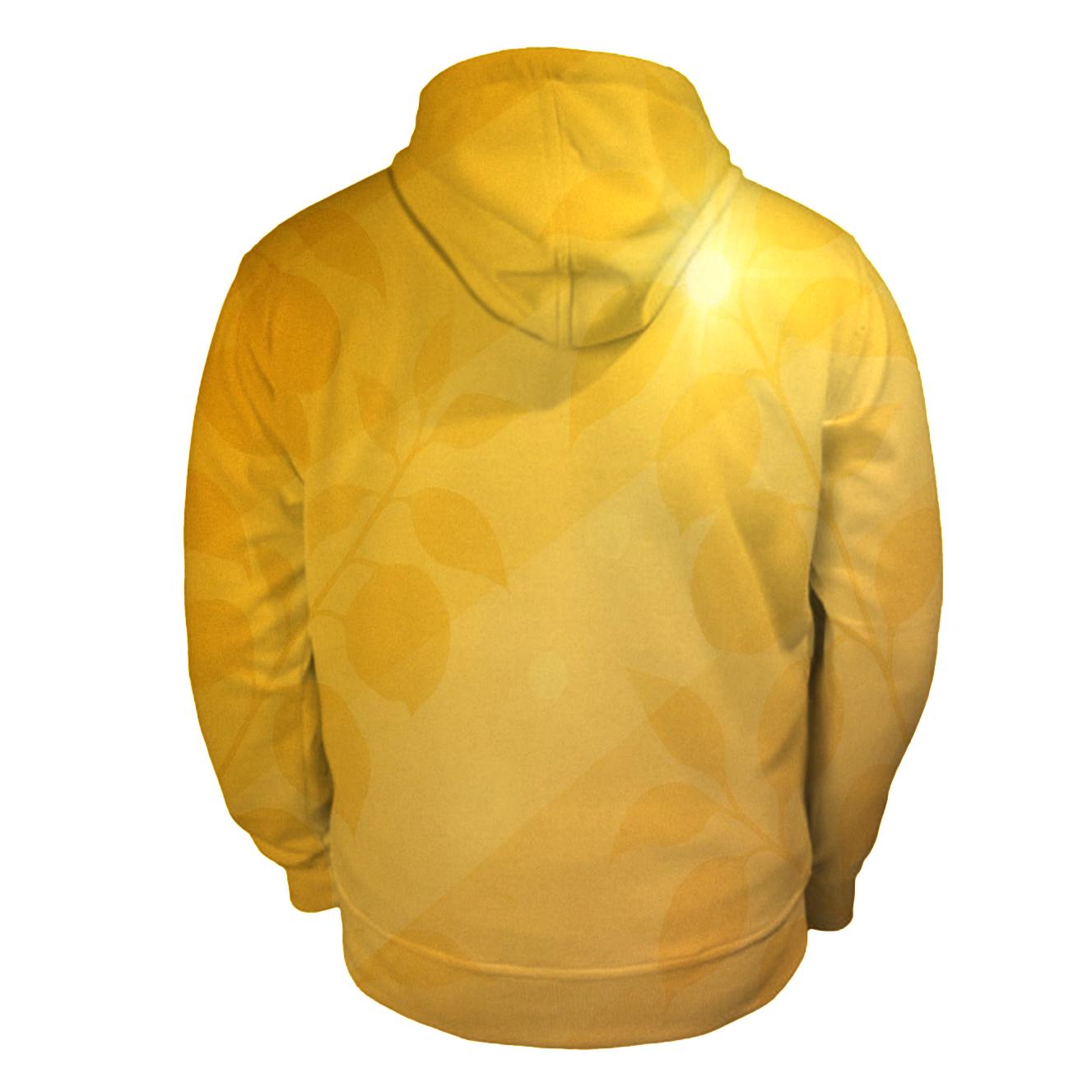 Sunlit Orchard Fade printed hoodies