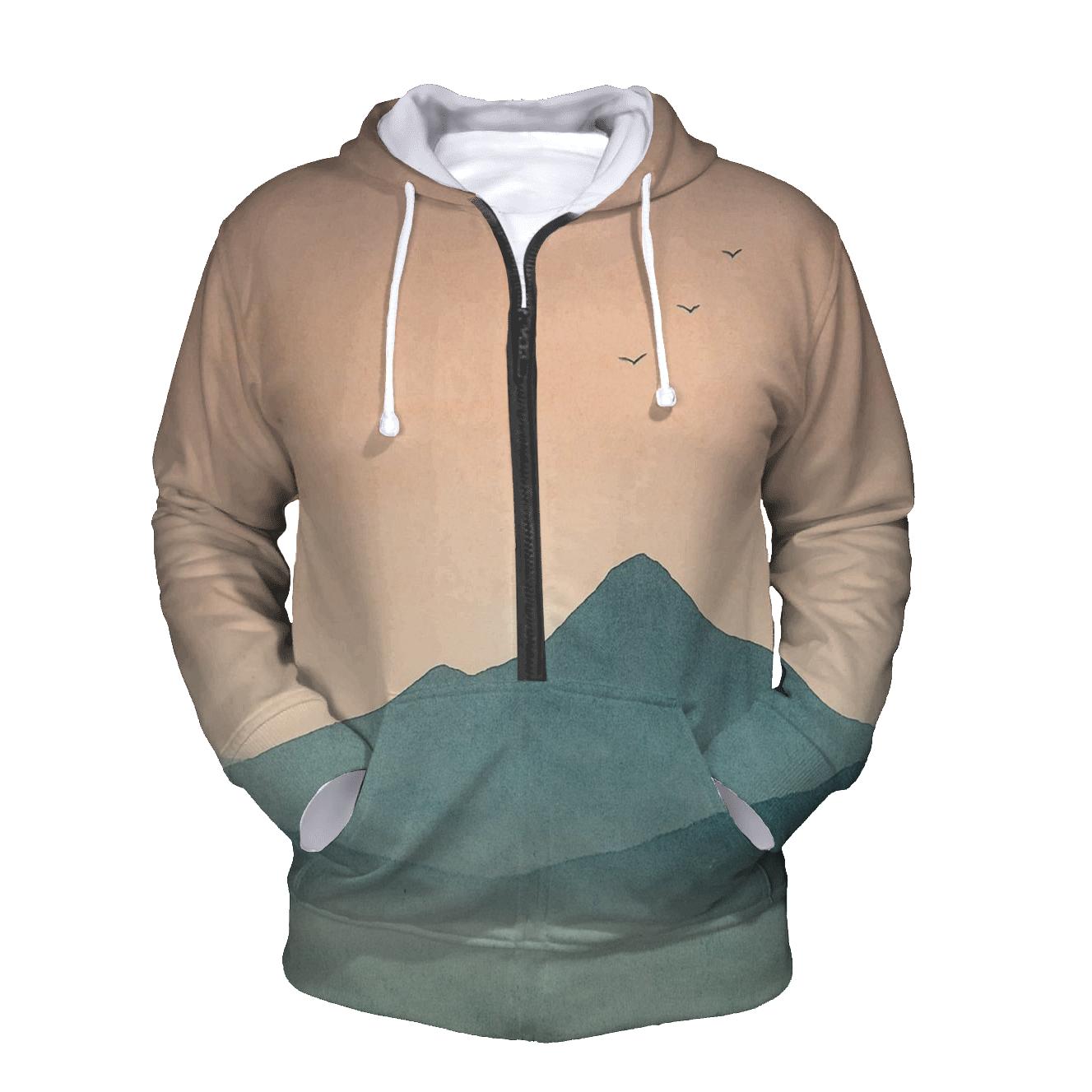 Dawn Of Stillness zip-up hoodies