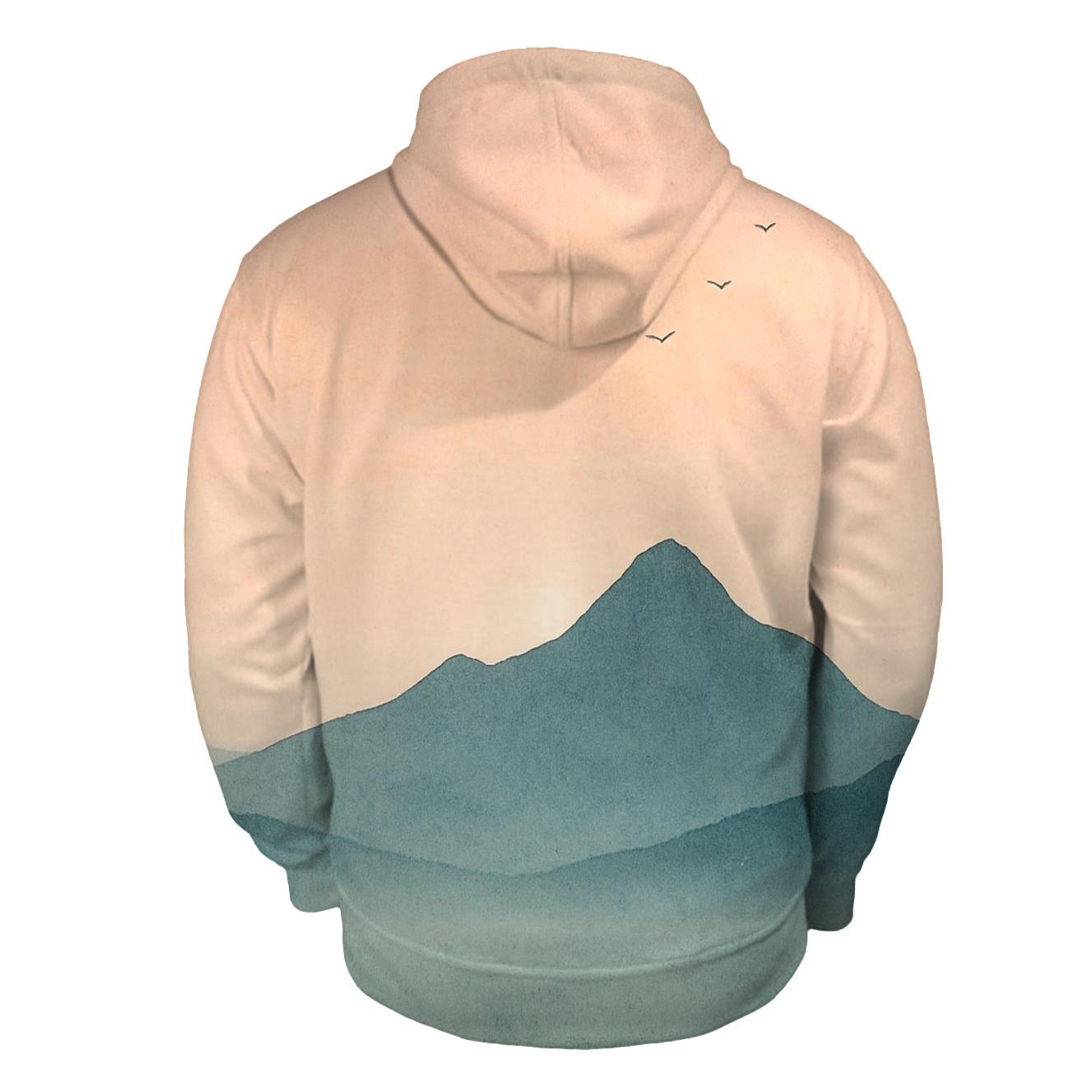 Dawn Of Stillness zip-up hoodies