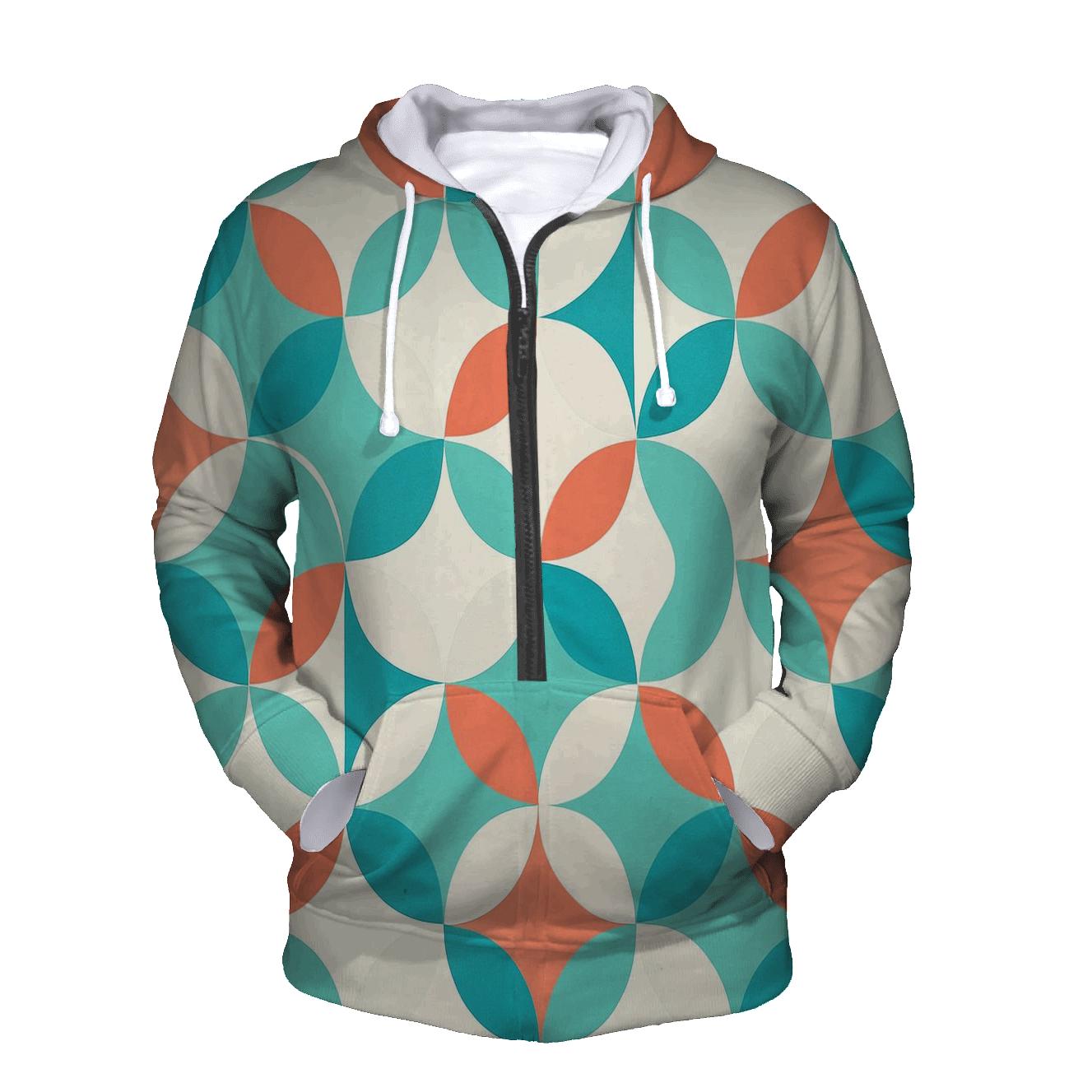 Groovy Pool Tiles custom hoodies