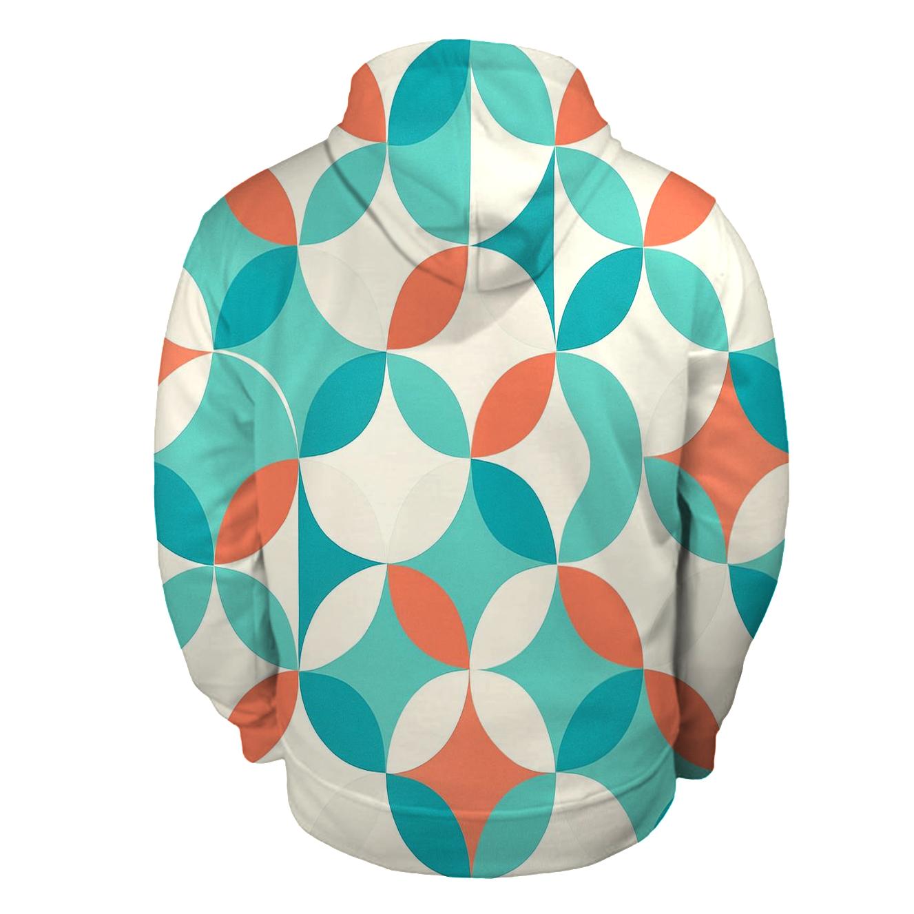 Groovy Pool Tiles custom hoodies