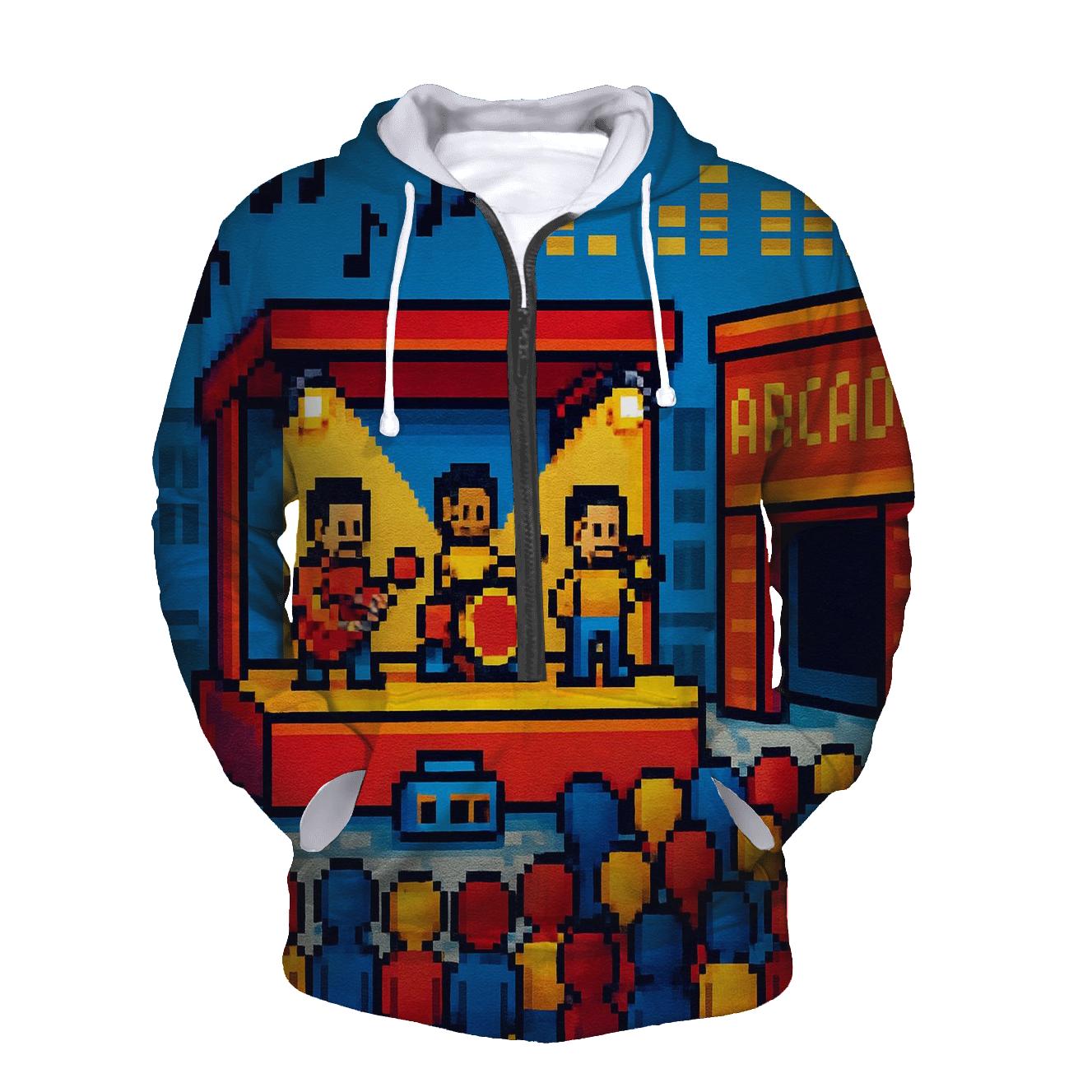 Pixel Pop Concert heavyweight hoodies
