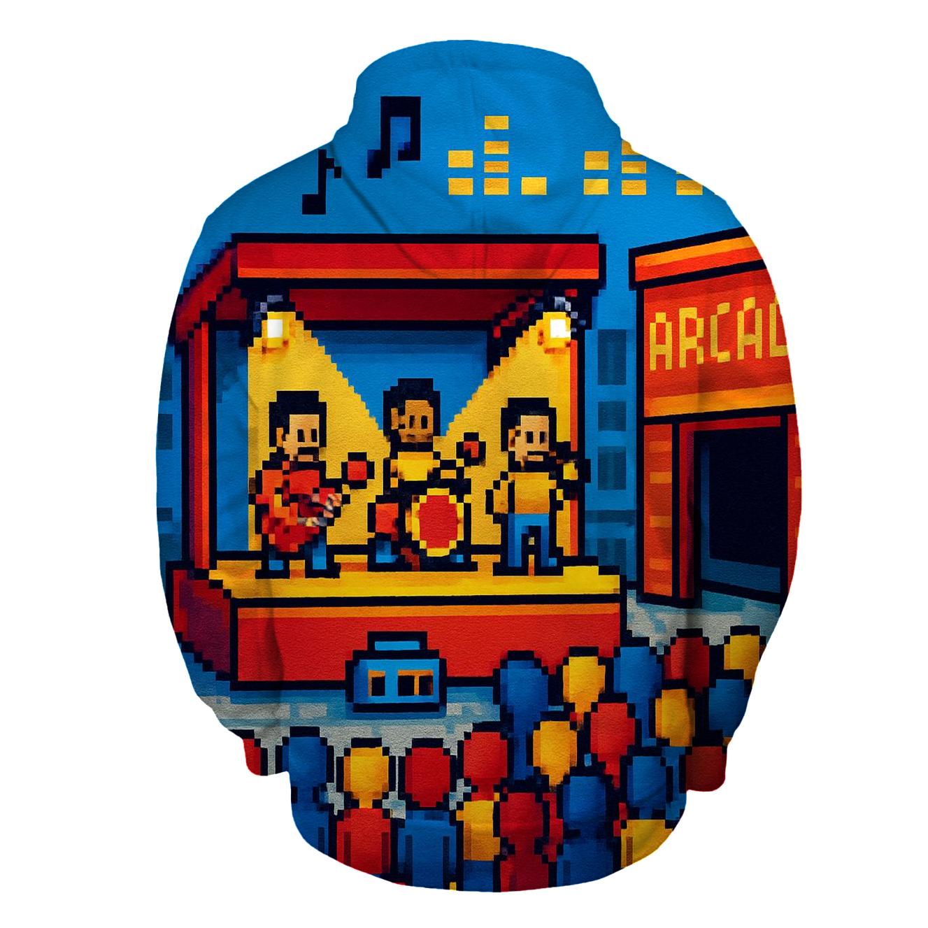 Pixel Pop Concert heavyweight hoodies