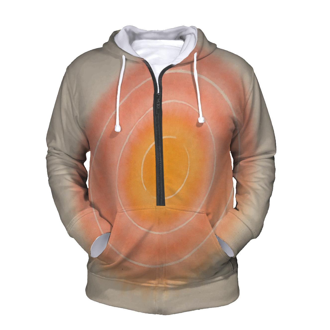 Radiant Kumquat Halo hoodie designs