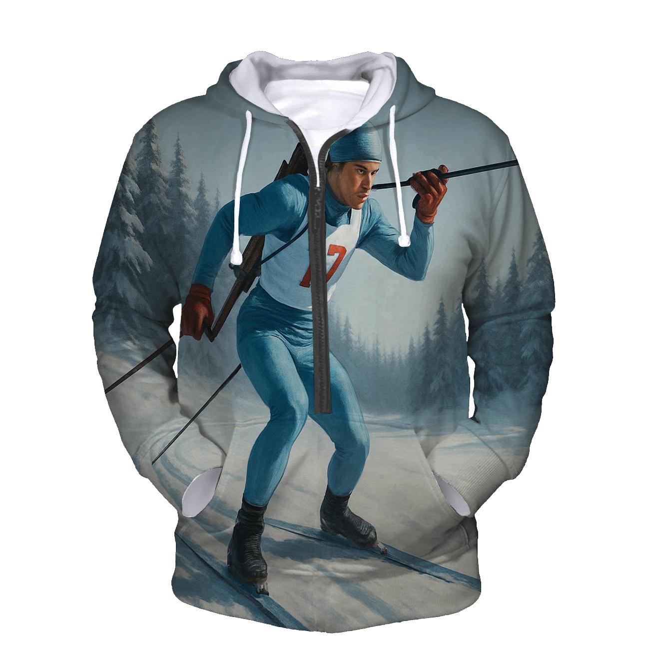 Winter Sprint Biathlon hoodie styles