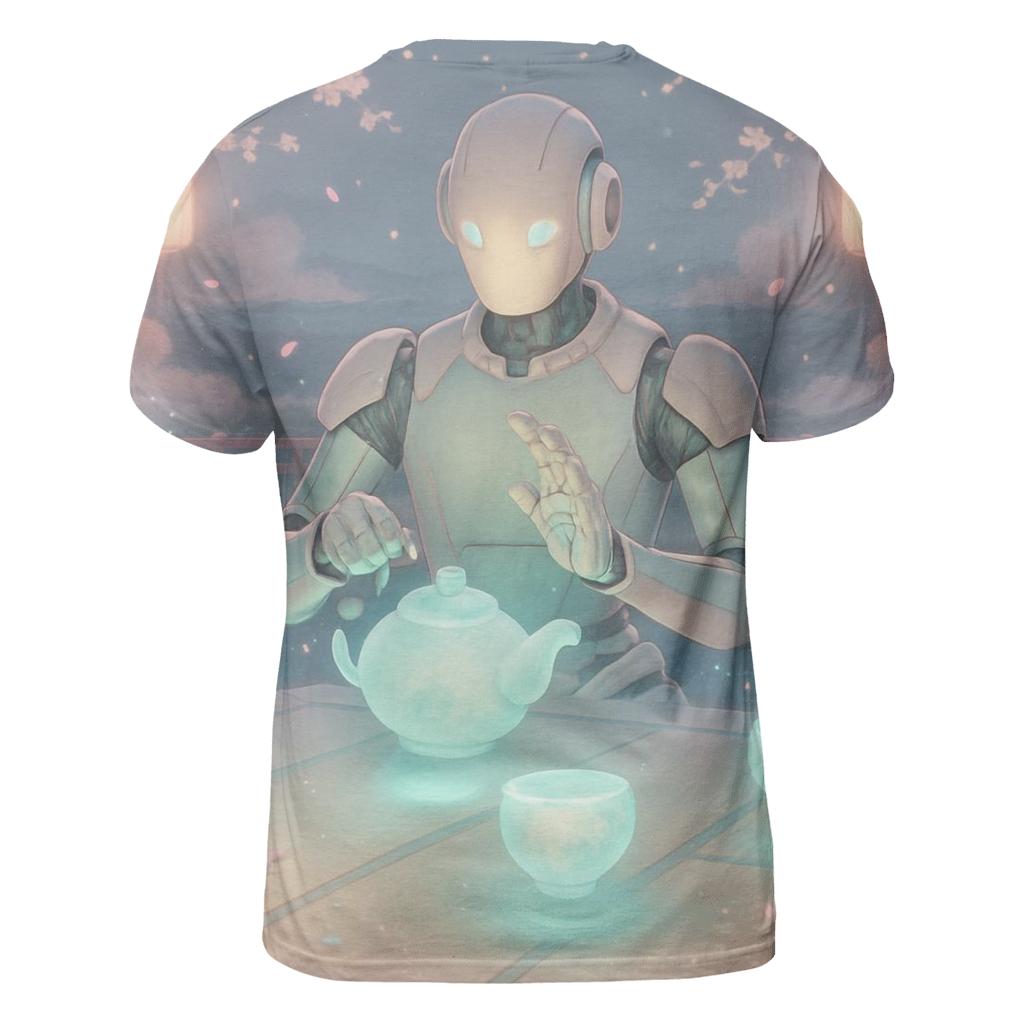 Hologram Tea Ceremony trendy printed shirt styles