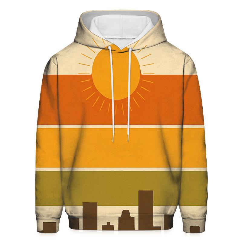Solar Groove Stripes custom hoodies