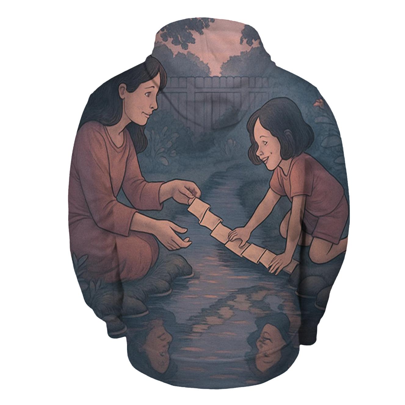 A Bridge Between Hearts lightweight hoodies