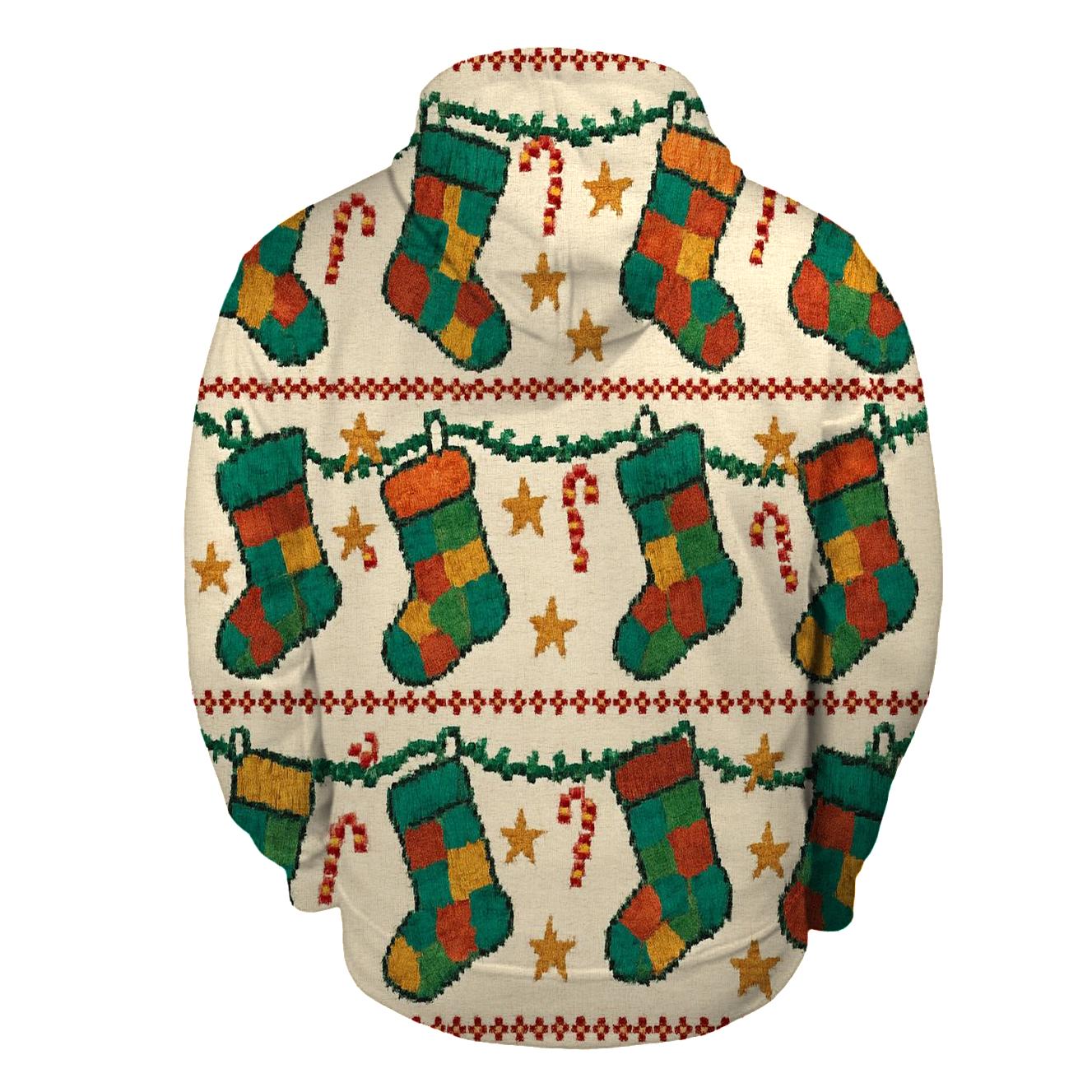 Stocking Garland Ladder Design hoodie designs