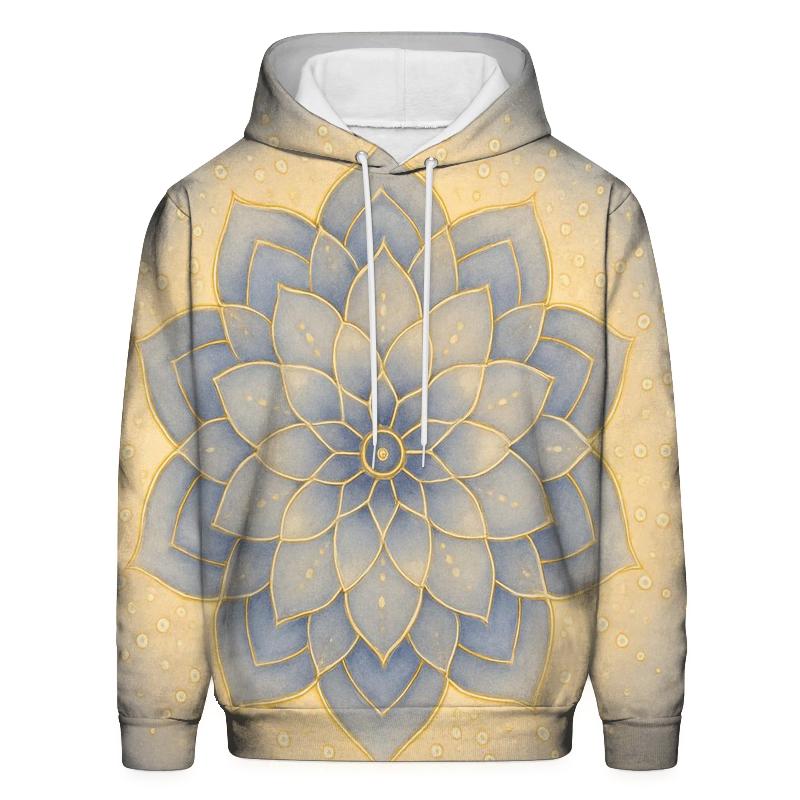 Luminescent Mandala lightweight hoodies