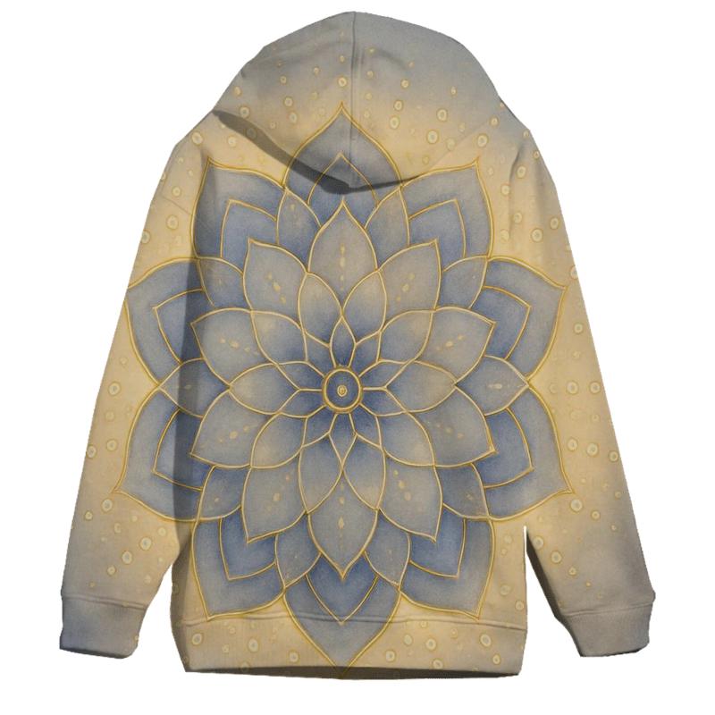 Luminescent Mandala lightweight hoodies