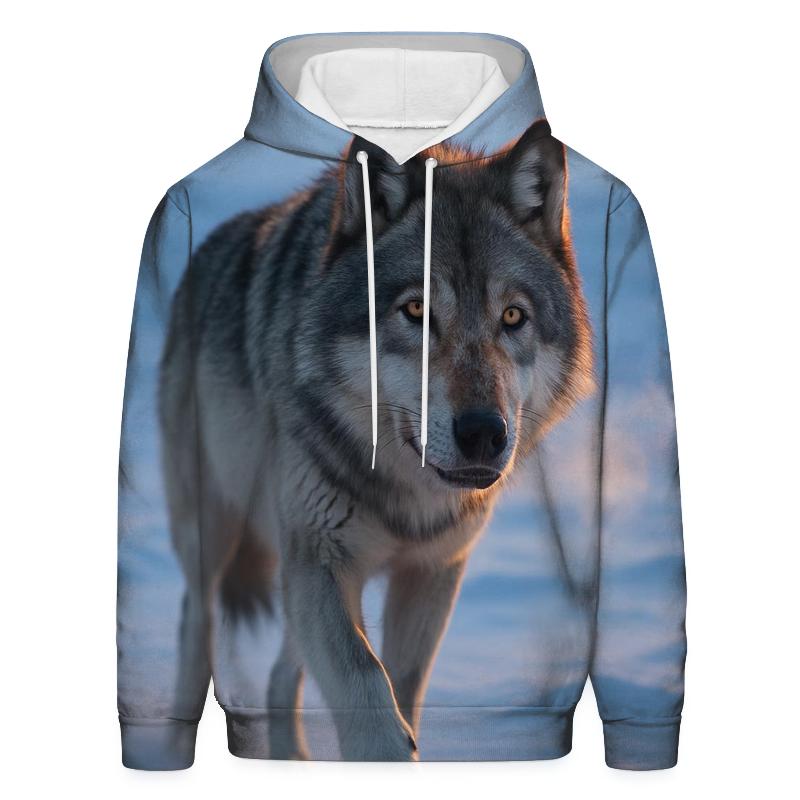 Arctic Matriarch At Dawn premium hoodies