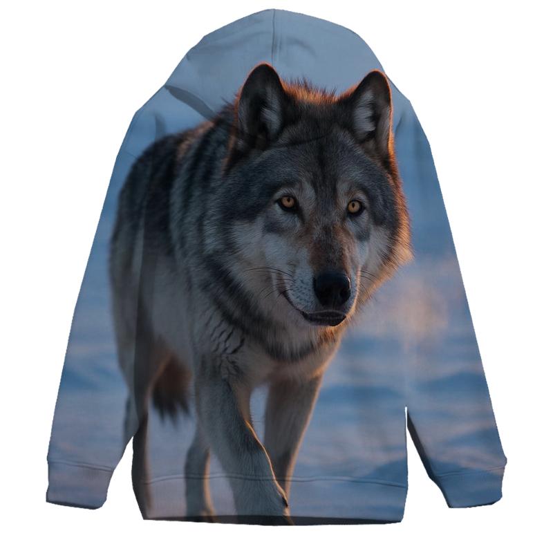 Arctic Matriarch At Dawn premium hoodies