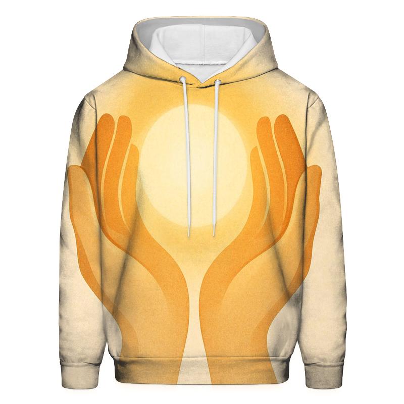 Open Hands Halo embroidered hoodies