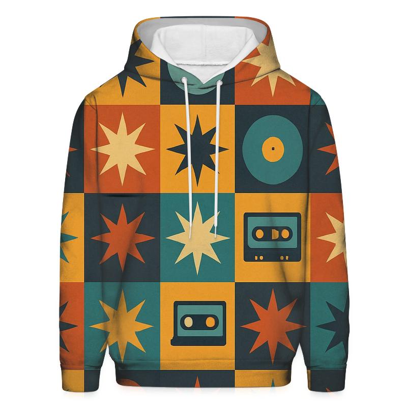 Funk Starburst Grid hoodie designs