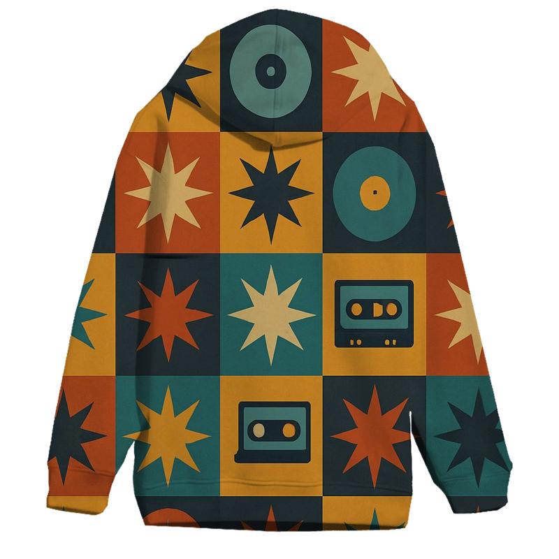 Funk Starburst Grid hoodie designs