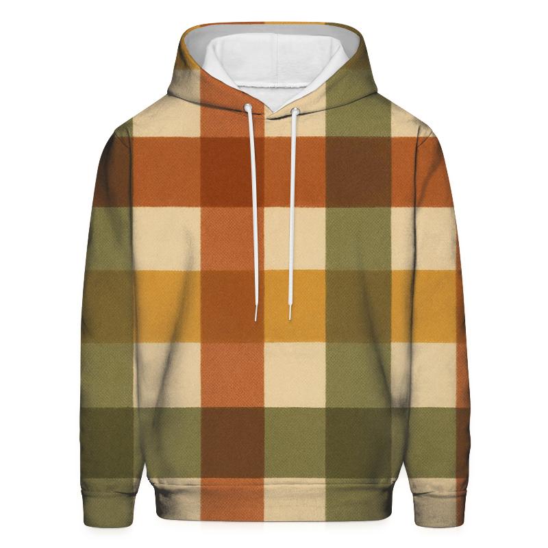 Sunset Sierra Plaid hoodies fashion