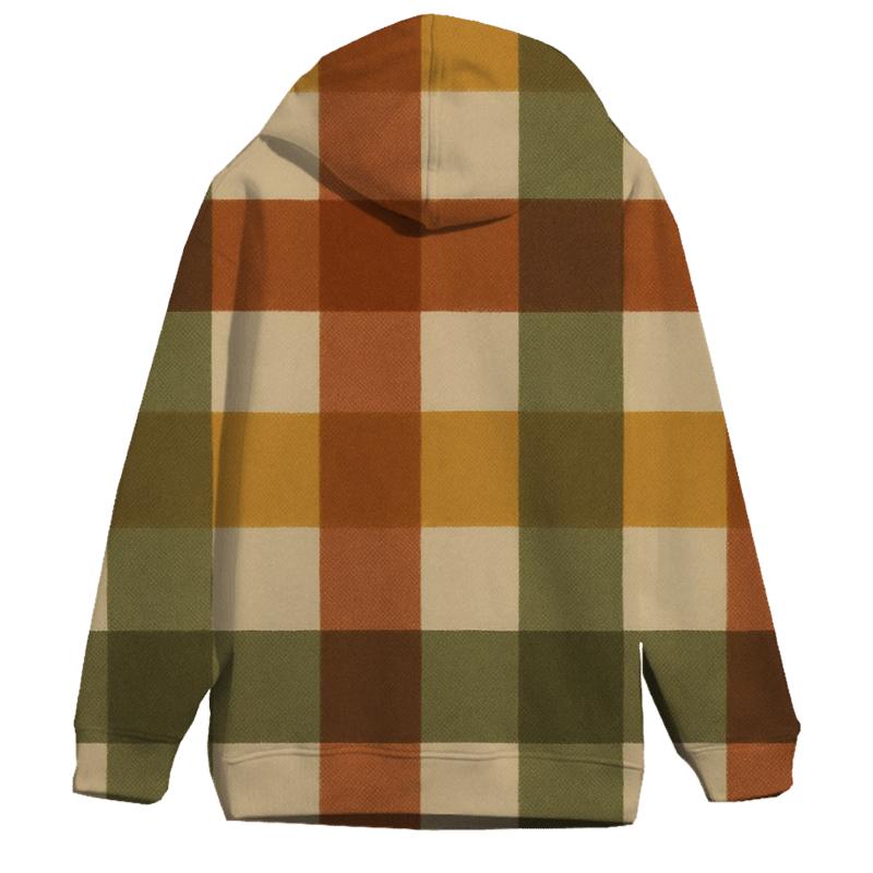 Sunset Sierra Plaid hoodies fashion