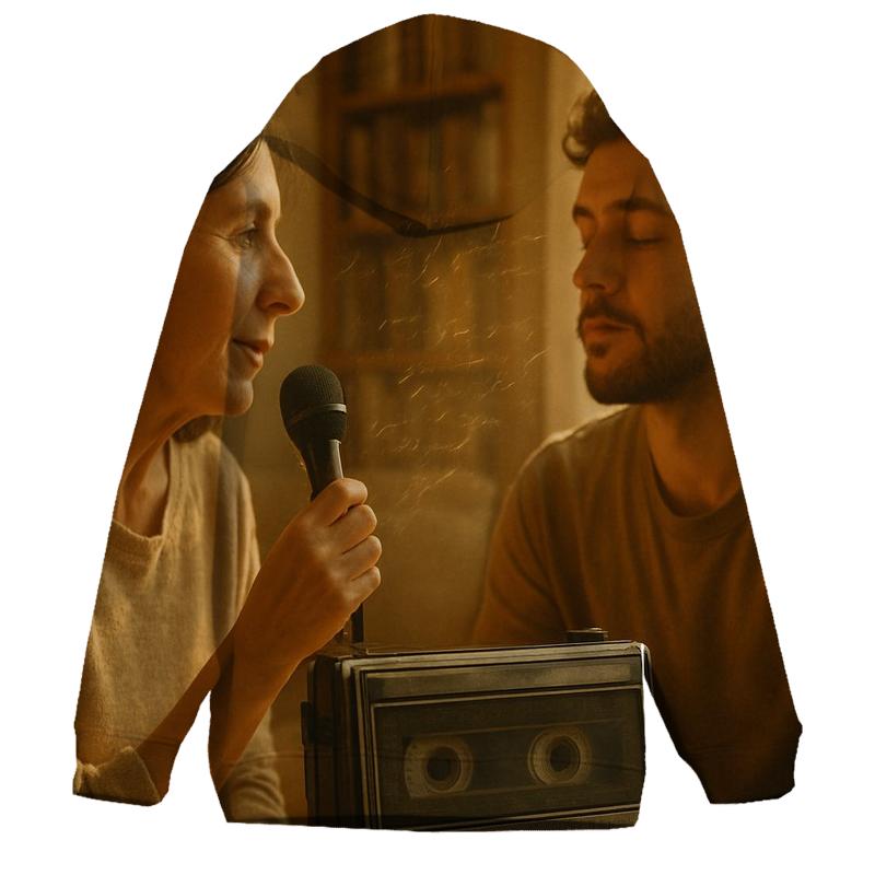 Echoes Of Her Voice zip-up hoodies