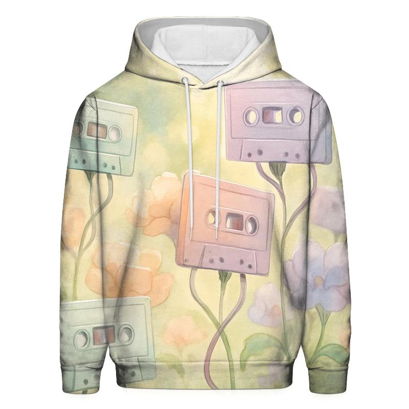 Cassette Garden lightweight hoodies