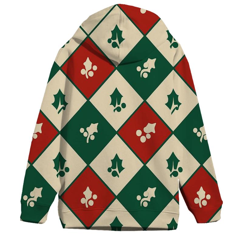 Holly Grid Delight premium hoodies