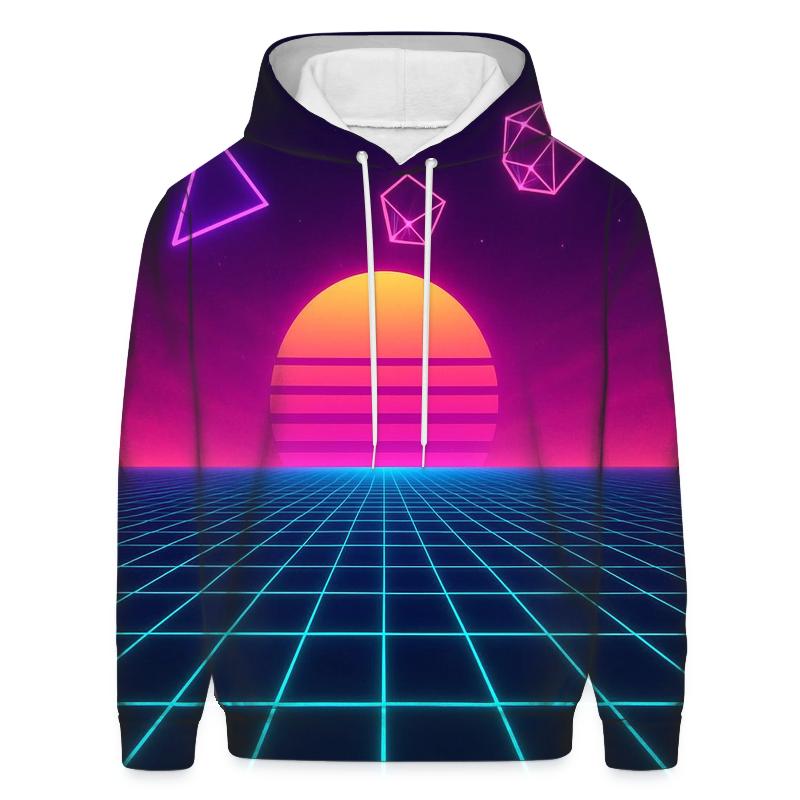 Laser Grid Horizon heavyweight hoodies