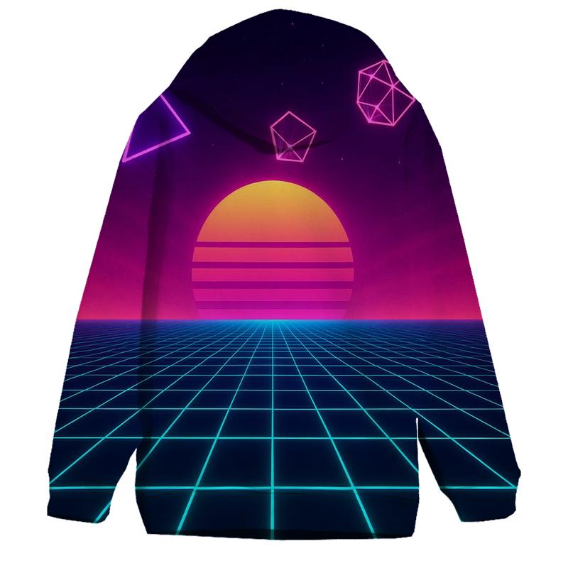 Laser Grid Horizon heavyweight hoodies