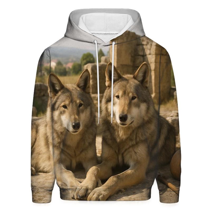 Cultural Watchers At Old Ruins hoodies fashion
