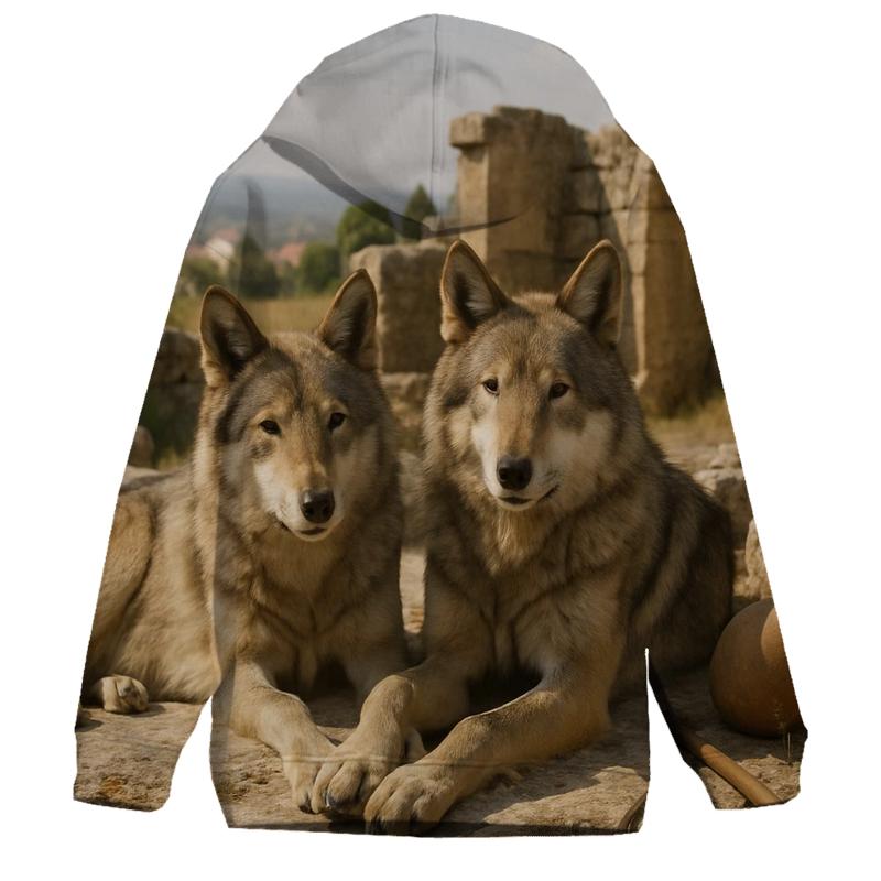 Cultural Watchers At Old Ruins hoodies fashion