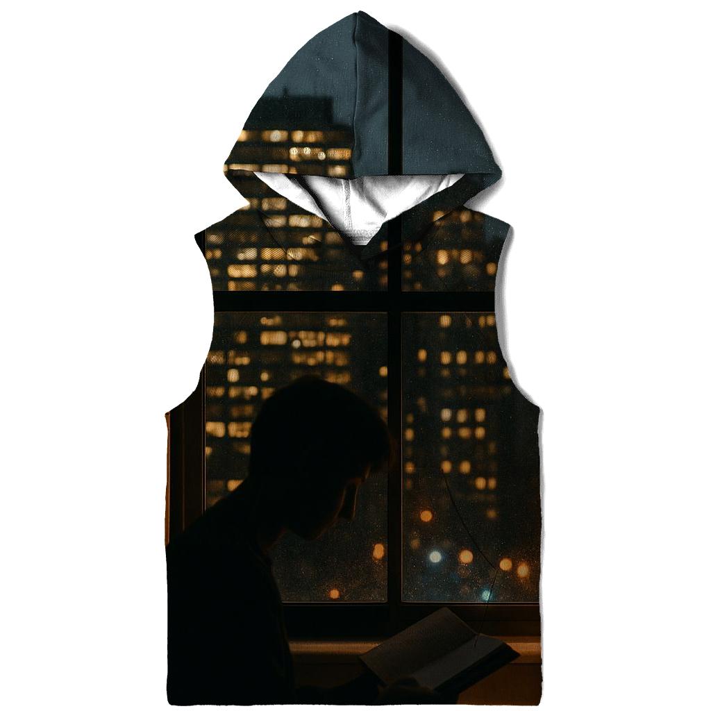 Nighttime Window Patterns From A Midtown Apartment custom hoodies