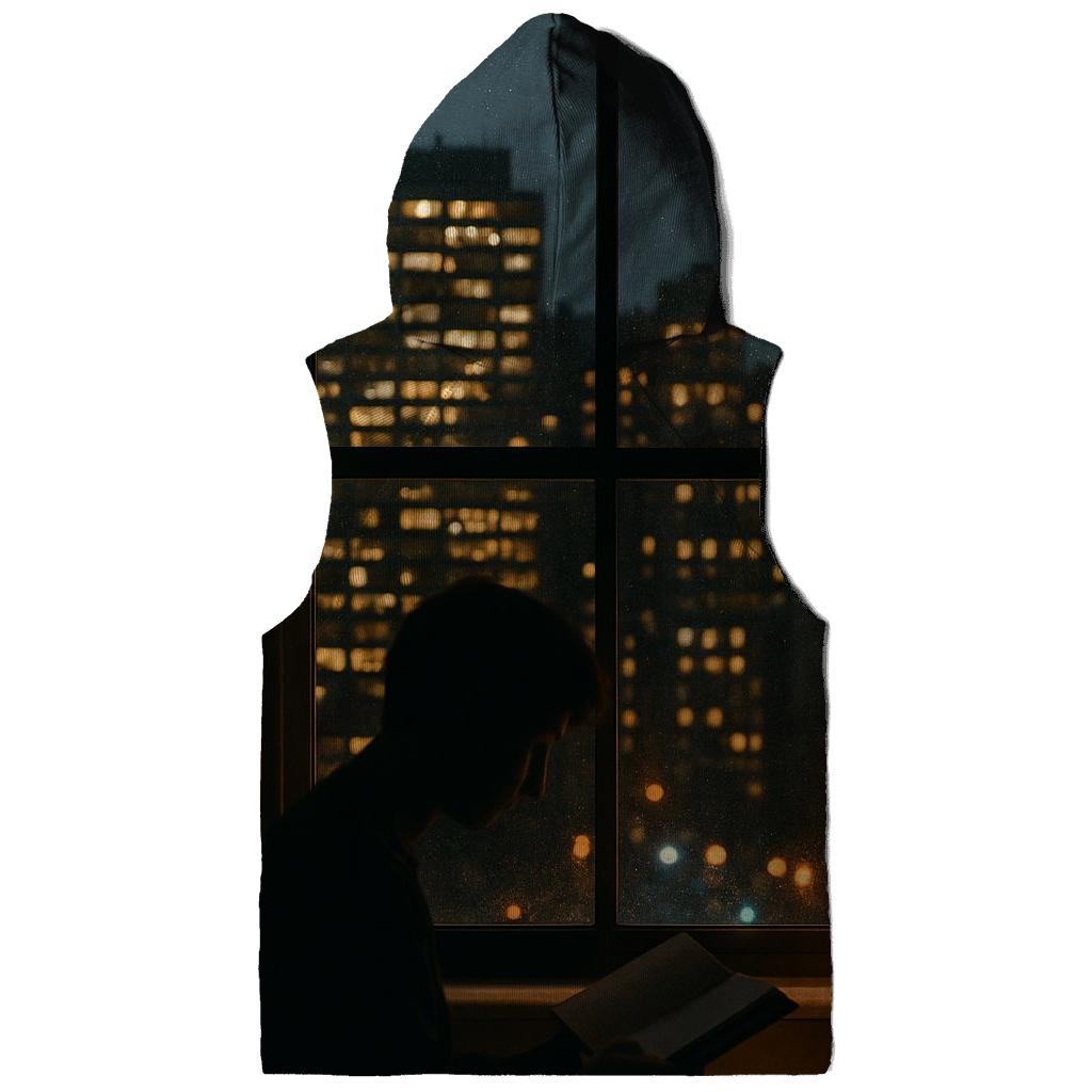 Nighttime Window Patterns From A Midtown Apartment custom hoodies