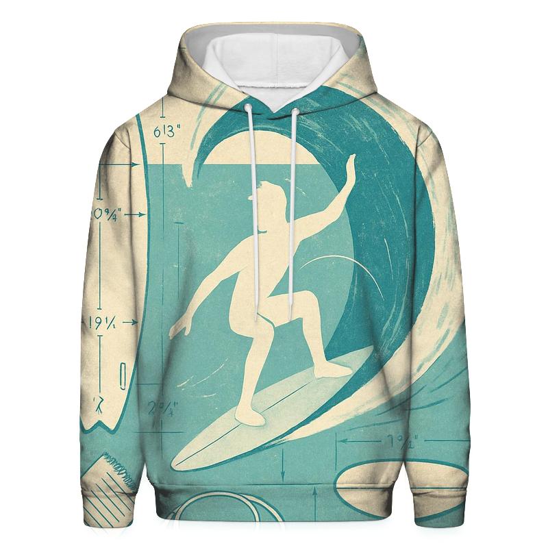 Seaside Surf Blueprint custom hoodies