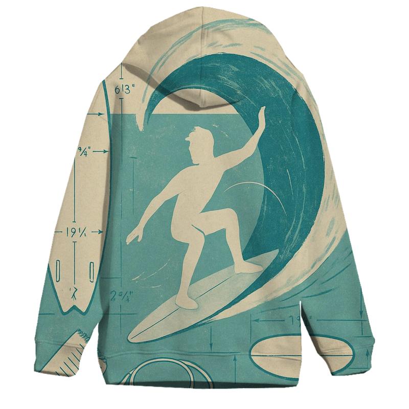 Seaside Surf Blueprint custom hoodies