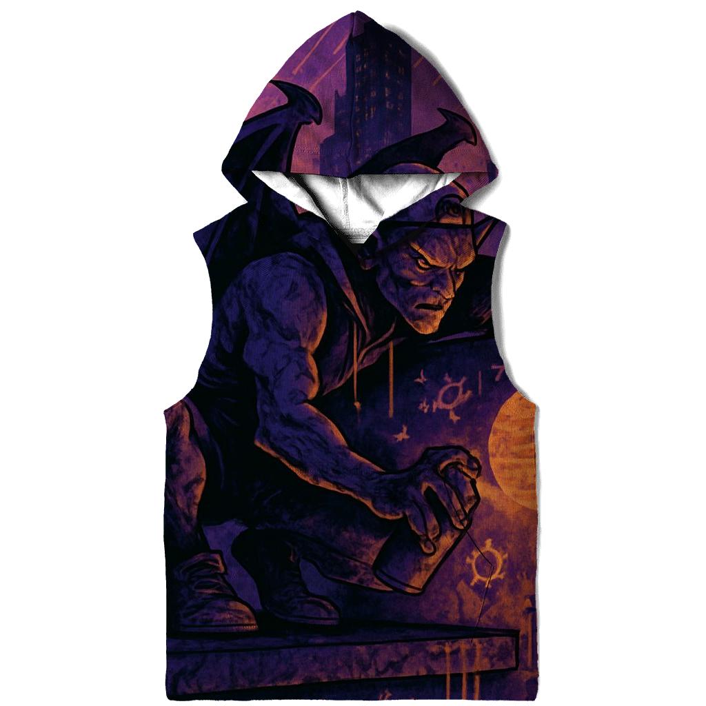 Graffiti Skyline Gargoyle premium hoodies