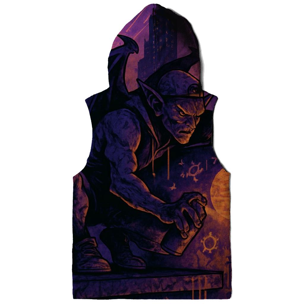 Graffiti Skyline Gargoyle premium hoodies