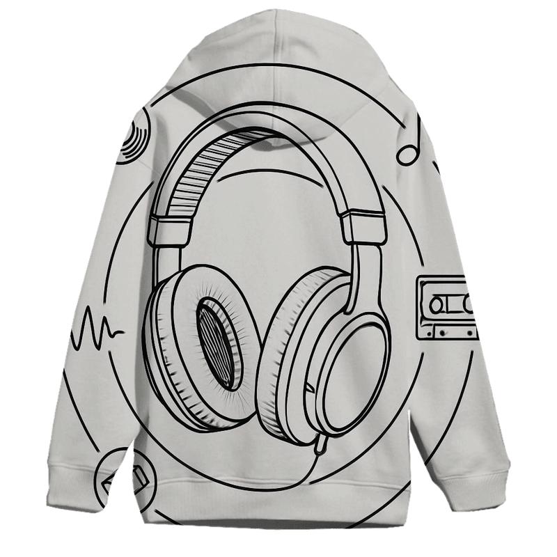 Headphone Orbit Diagram hoodie styles
