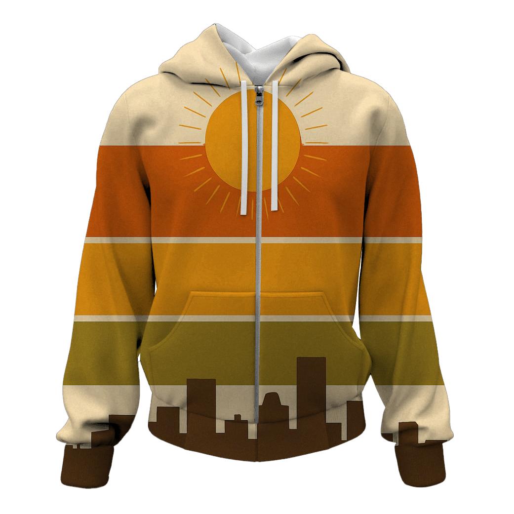 Solar Groove Stripes hoodie styles
