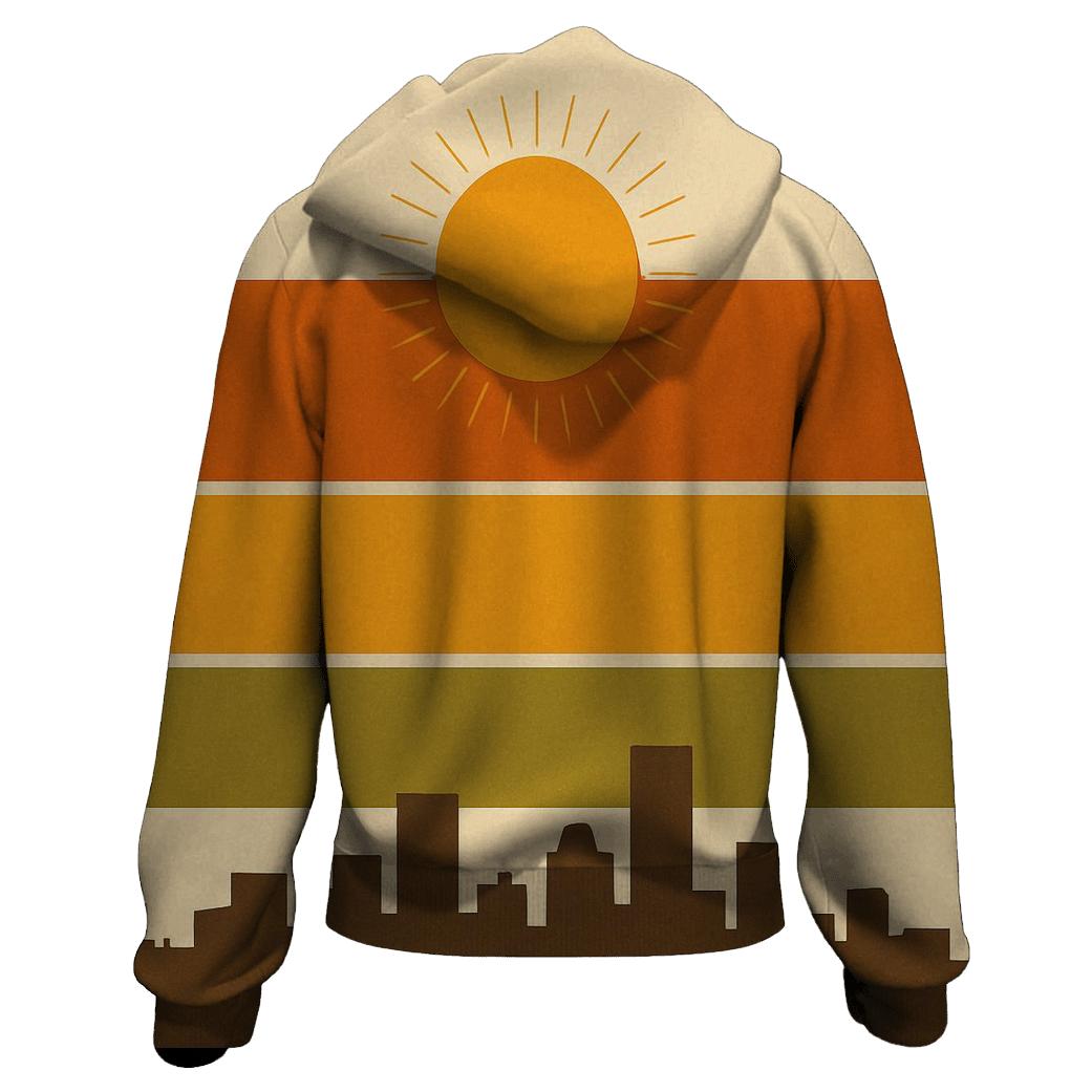 Solar Groove Stripes hoodie styles
