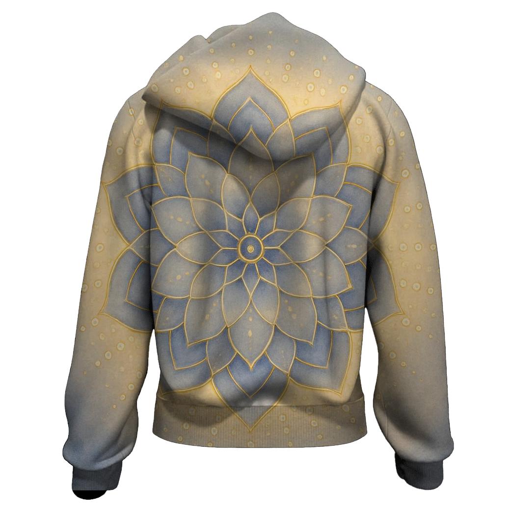 Luminescent Mandala heavyweight hoodies