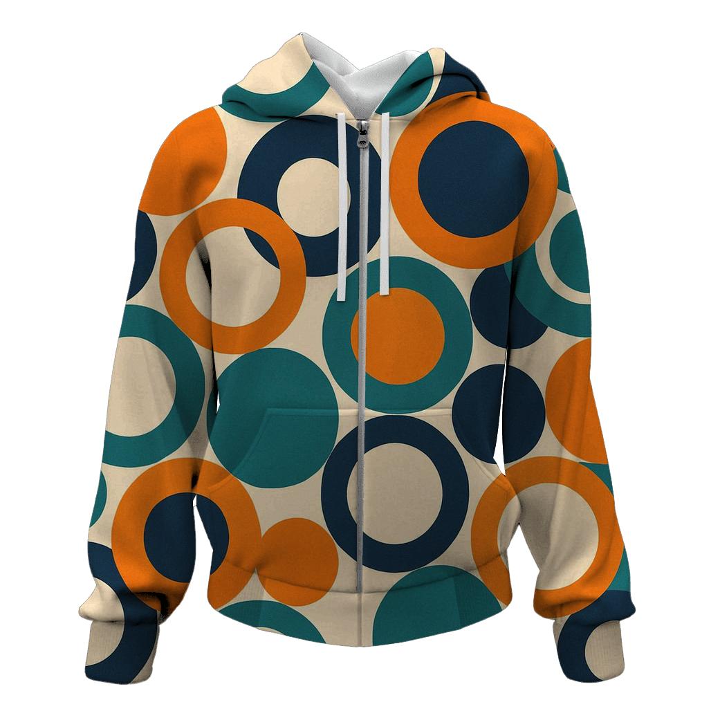 Mod Circle Mosaic custom hoodies