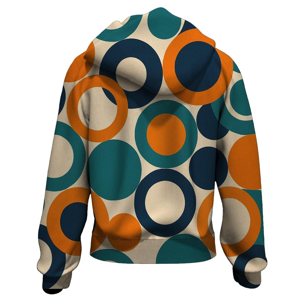 Mod Circle Mosaic custom hoodies