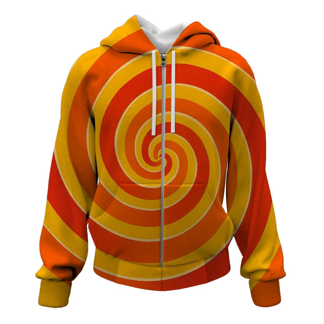 Sunburst Spiral heavyweight hoodies