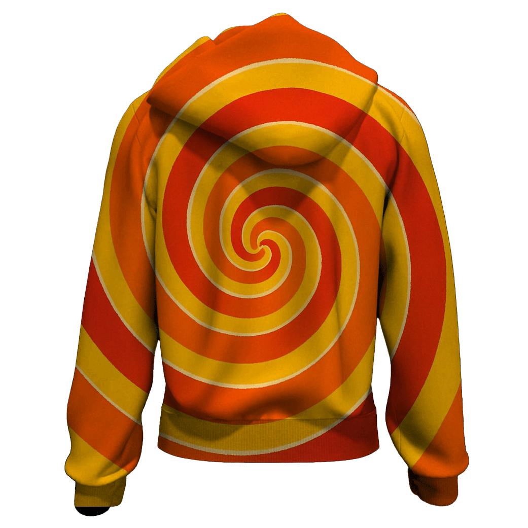 Sunburst Spiral heavyweight hoodies