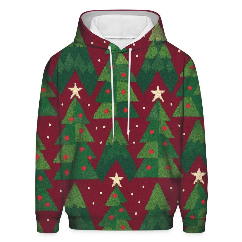 Evergreen Triangle Peaks Design graphic hoodies