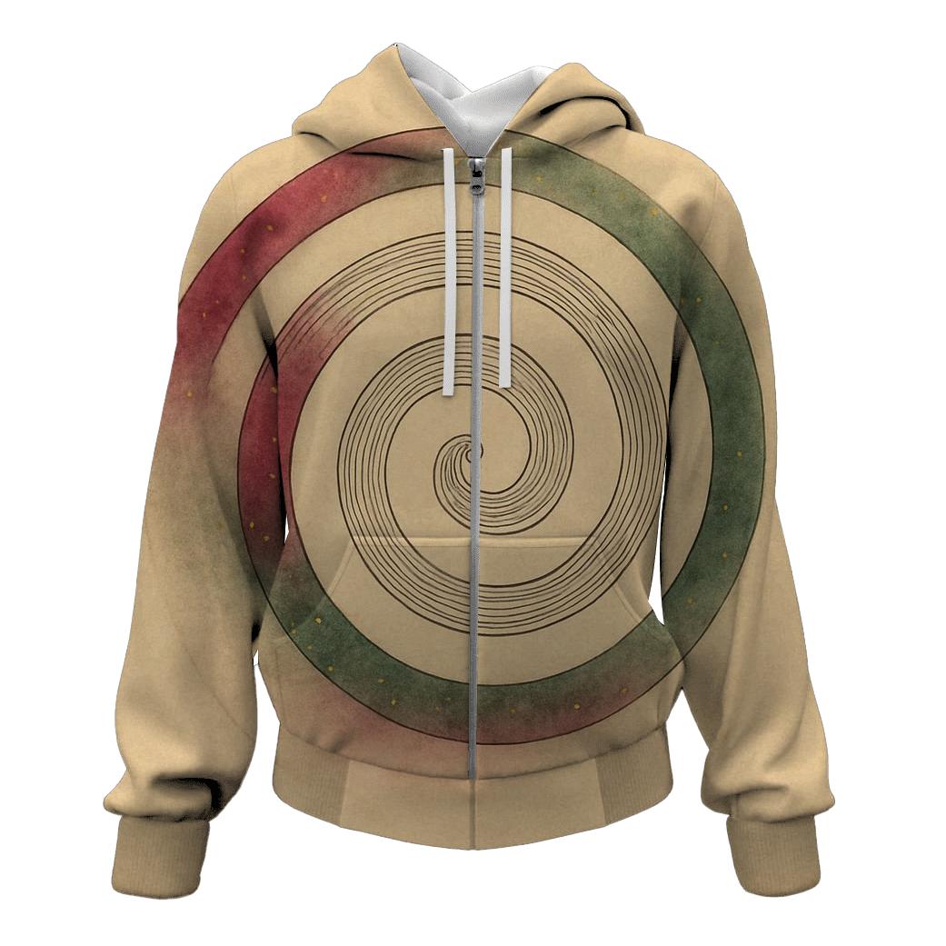 Quiet Spiral graphic hoodies