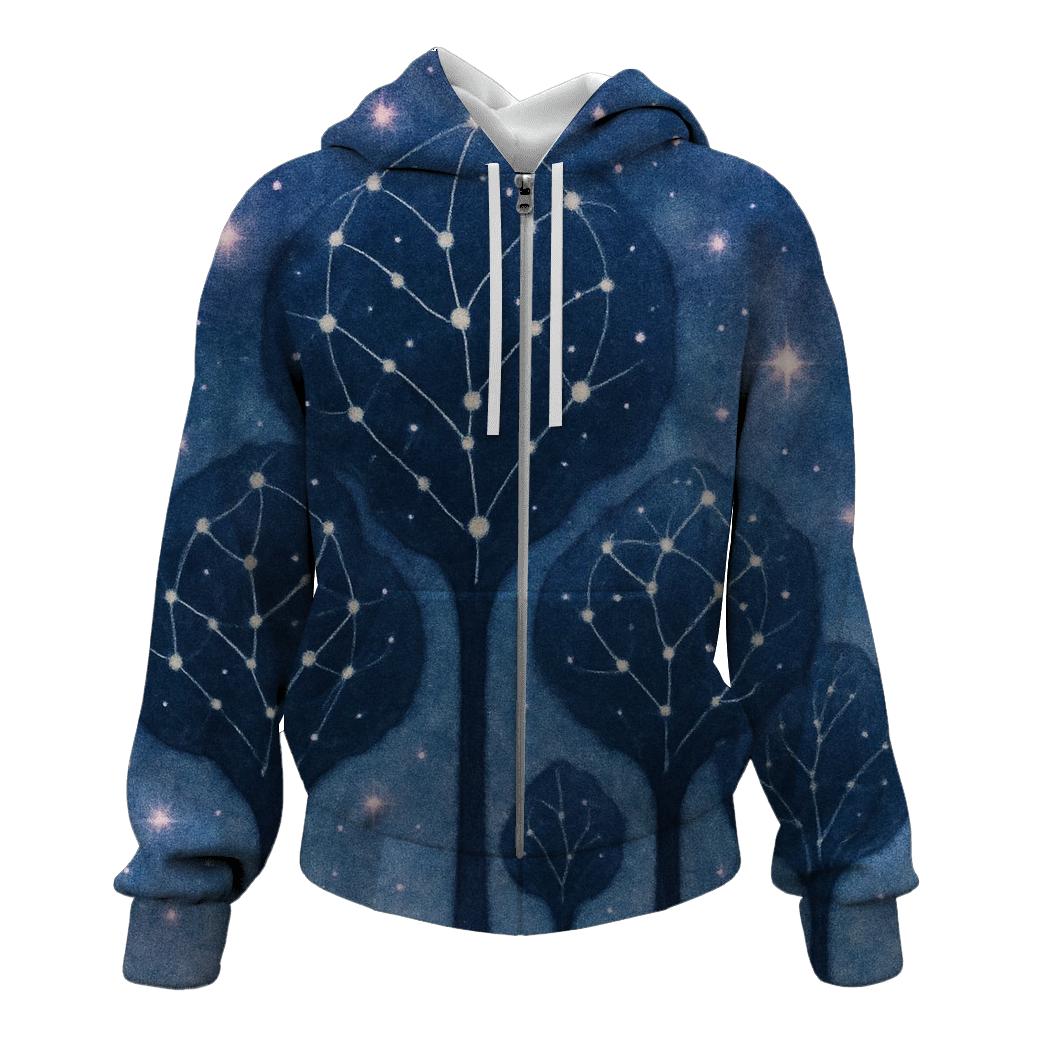 Celestial Grove premium hoodies