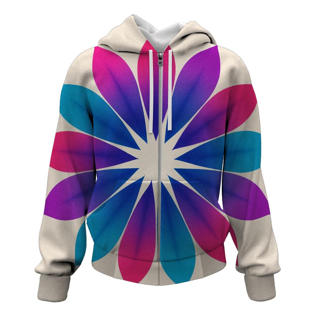 Mandala Petal Burst hoodie designs